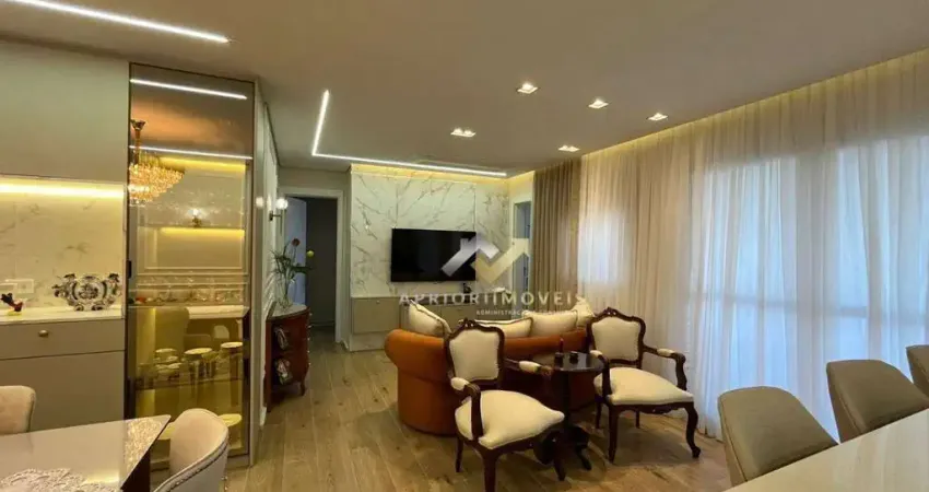 Apartamento com 2 dormitórios à venda, 108 m² por R$ 1.480.000,00 - Vila Gilda - Santo André/SP