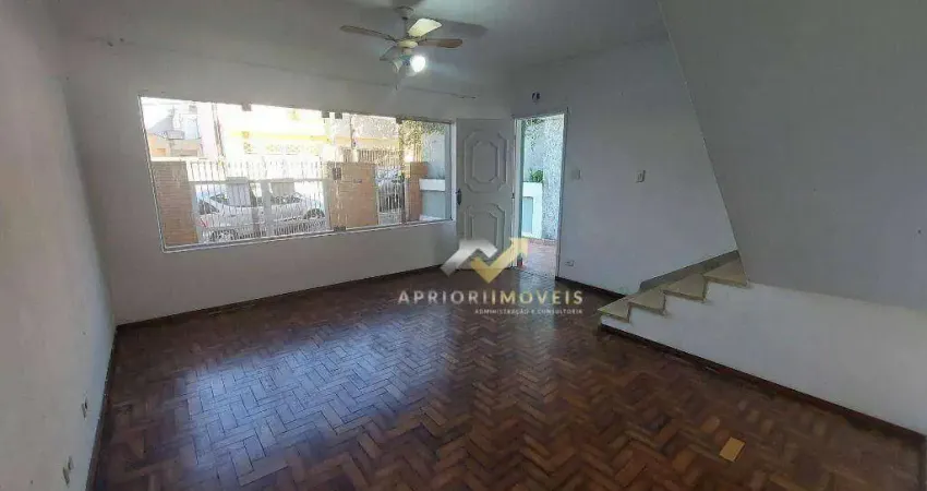 Sobrado com 3 dormitórios, 117 m² - venda por R$ 550.000,00 ou aluguel por R$ 2.650,00/mês - Vila Scarpelli - Santo André/SP