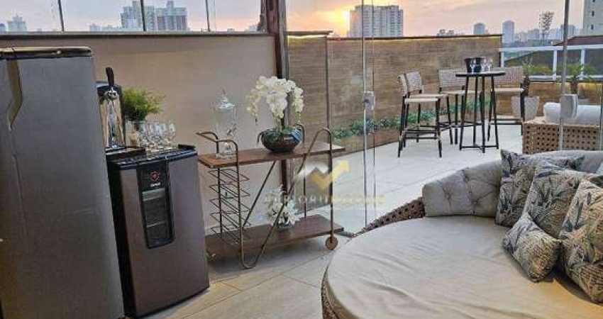 Cobertura com 3 dormitórios à venda, 140 m² por R$ 840.000,00 - Vila Humaitá - Santo André/SP