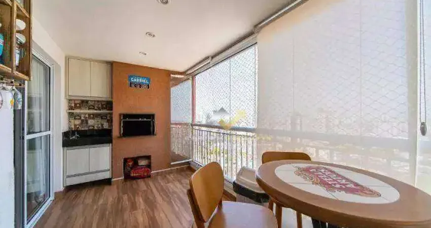 Apartamento com 3 dormitórios à venda, 93 m² por R$ 850.000,00 - Vila Valparaíso - Santo André/SP