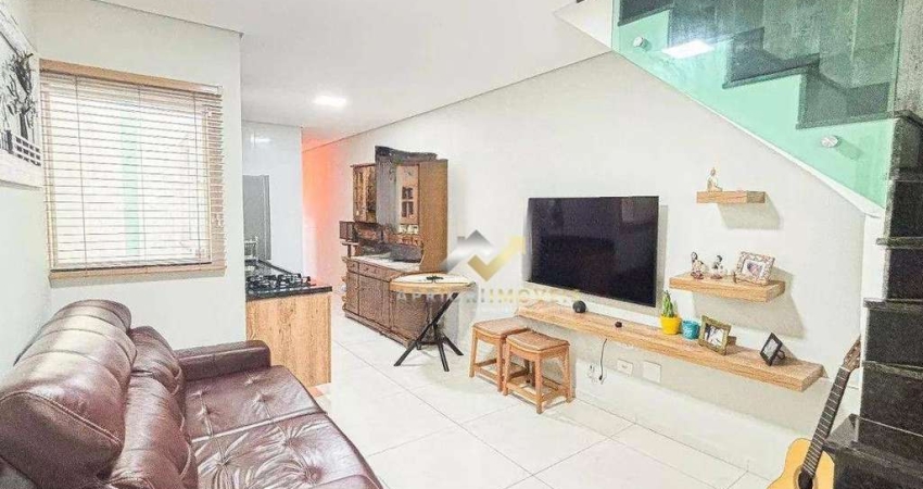 Cobertura com 2 dormitórios à venda, 103 m² por R$ 535.000,00 - Utinga - Santo André/SP