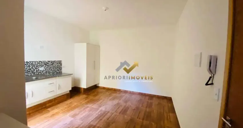 Kitnet com 1 dormitório para alugar, 27 m² por R$ 1.605,00/mês - Bangu - Santo André/SP