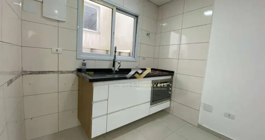 Apartamento com 2 dormitórios para alugar, 64 m² por R$ 2.180,00/mês - Jardim das Maravilhas - Santo André/SP