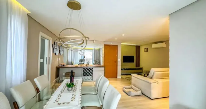 Apartamento com 03 dormitórios à venda, 118 m² na vila valparaíso - santo andré/sp