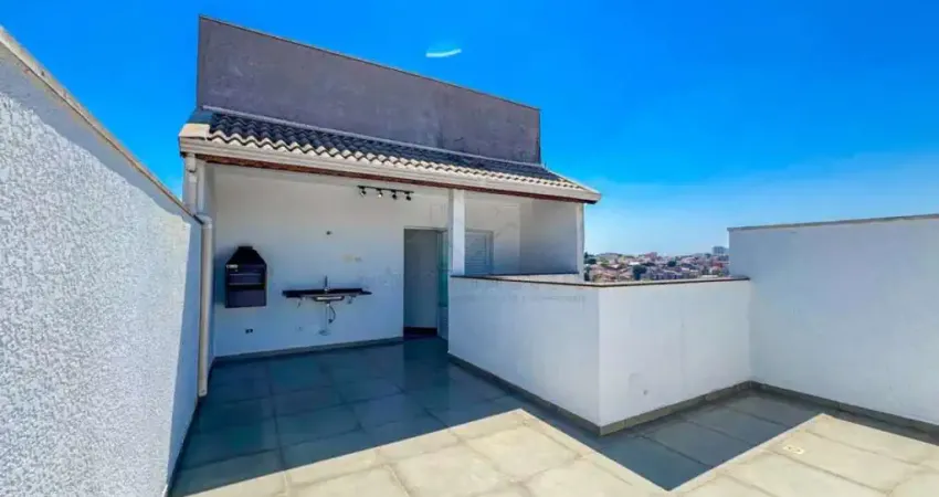 Cobertura sem condomínio com 2 quartos por r$ 315 mil à venda no jardim progresso em santo andré/sp