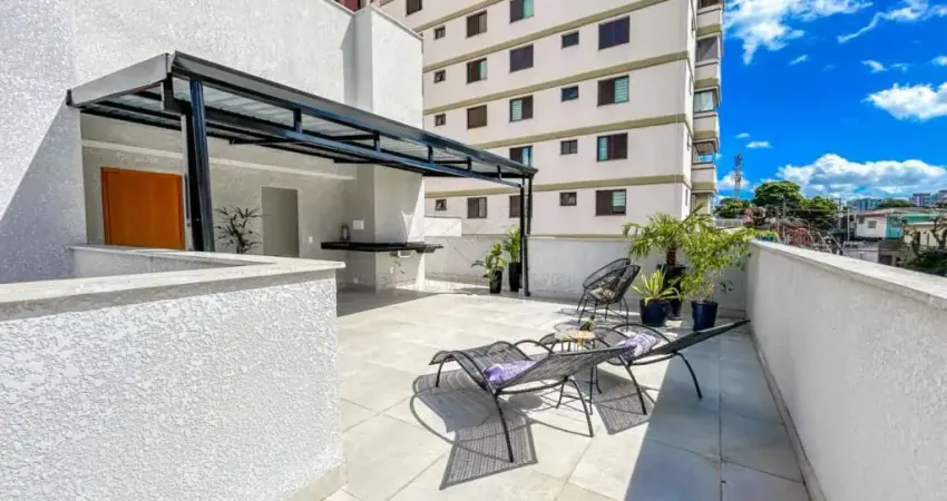 Cobertura à venda, 125 m² por r$ 811.000,00 - vila assunção - santo andré/sp