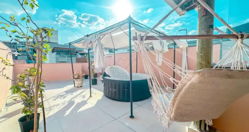 Cobertura com 3 dormitórios à venda, 162 m² em santa maria - santo andré/sp