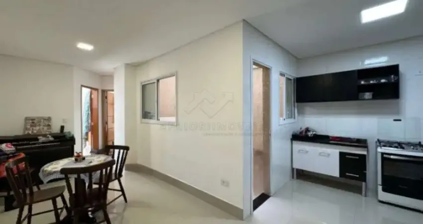 Apartamento com 02 dormitórios à venda, 55 m² no bairro ana maria - santo andré/sp