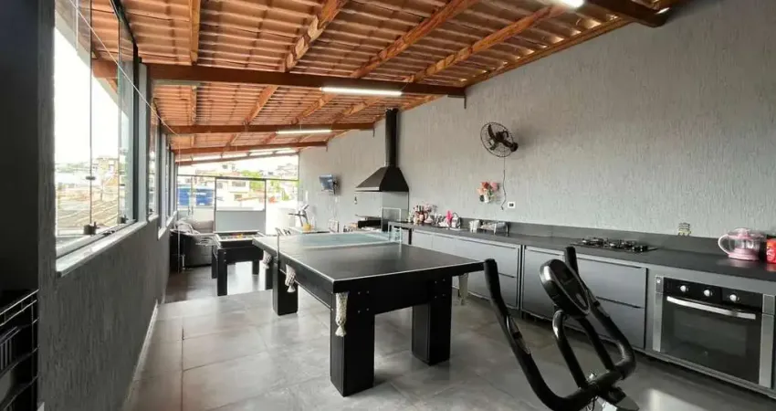 Sobrado com 4 dormitórios para alugar, 300 m² por R$ 3.117,00/mês - Vila Guaraciaba - Santo André/SP