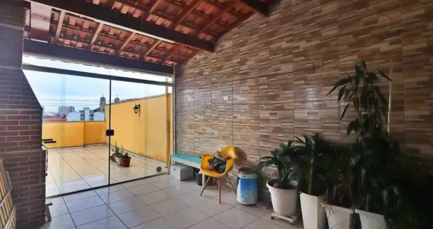 Cobertura com 02 dormitórios à venda, 104m² por r$ 490.000,00 - parque das nações - santo andré/sp