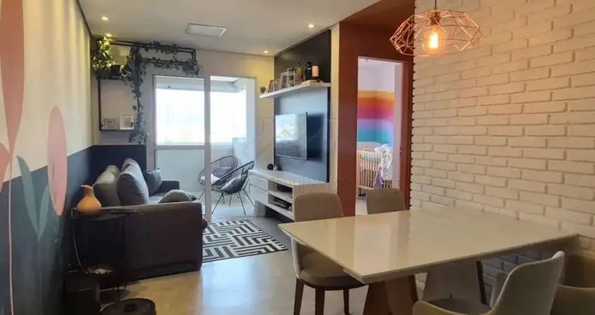 Apartamento com 02 dormitórios à venda, 52 m² na vila scarpelli - santo andré/sp