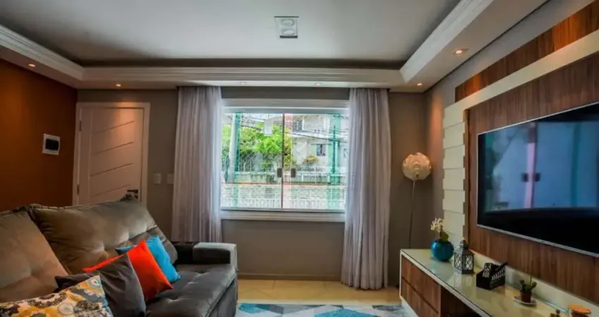 Casa á venda com 03 dormitórios e 03 vagas na vila scarpelli - santo andré