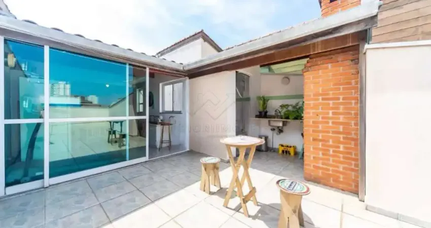 Cobertura com 3 quartos à venda, 185m² por r$ 799.000,00 - campestre, santo andré/sp