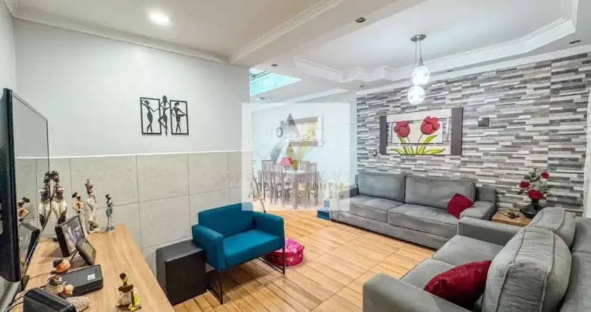 Casa com 02 dormitórios à venda, 153 m² na vila tibiriçá - santo andré/sp