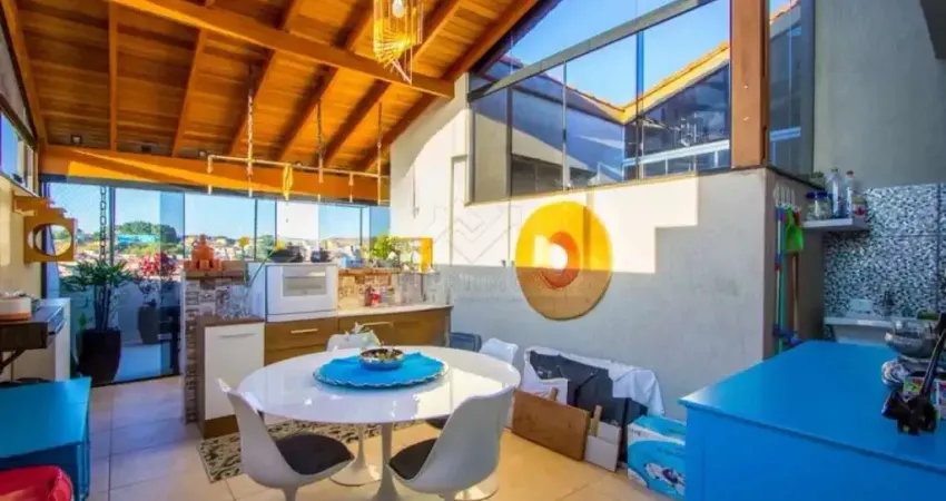 Cobertura com 02 quartos à venda, 91m² por r$ 470.000,00 - jardim ipanema - santo andré/sp