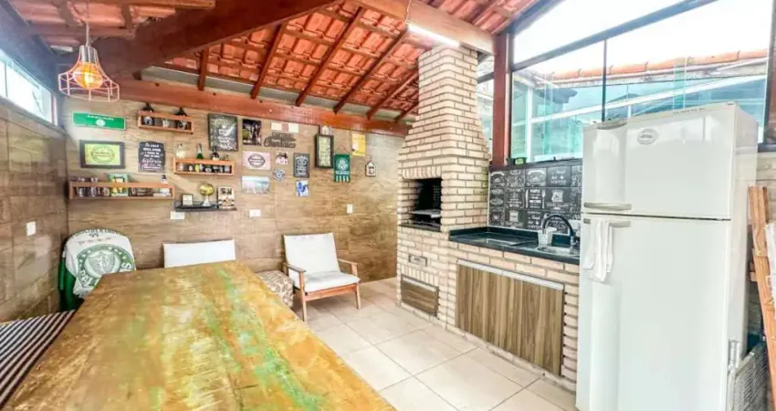 Cobertura com 2 dormitórios à venda, 90 m² por r$ 370.000,00 - vila linda - santo andré/sp