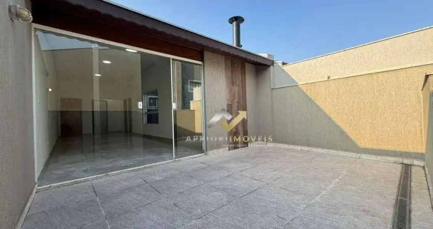 Cobertura com 3 dormitórios à venda, 138 m² por R$ 645.000,00 - Vila Curuçá - Santo André/SP