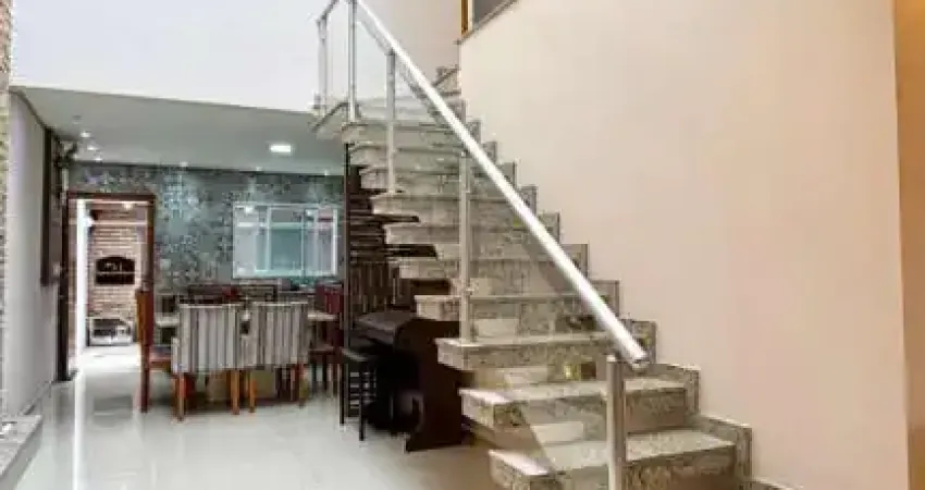 Sobrado à venda com 03 suítes, 147m² por r$ 879.000 - vila pires - santo andré/sp