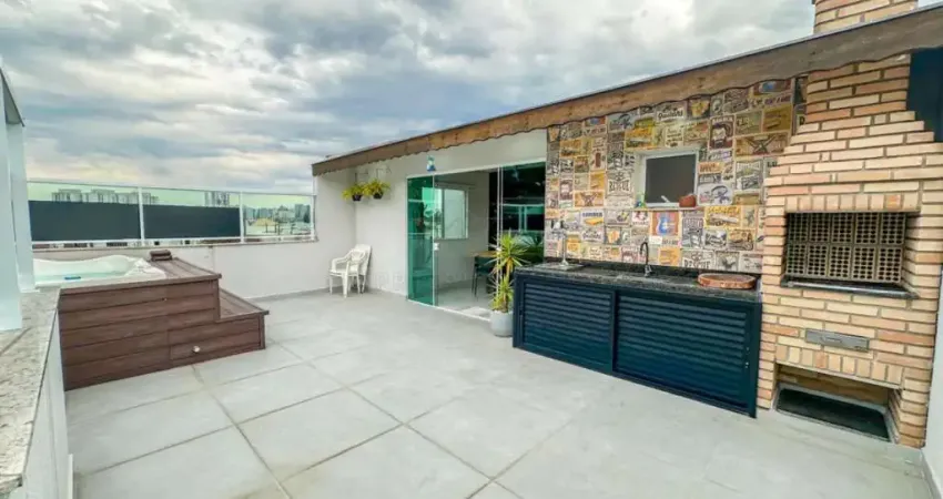 Cobertura com elevador, 4 dormitórios, 170m² - utinga - santo andré/sp