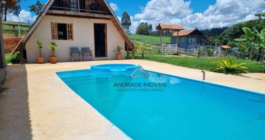 Chácara com 1 dormitório à venda, 580 m² por R$ 330.000,00 - Lagoa Vermelha - Pouso Alegre/MG