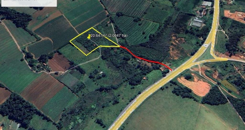 Área à venda, 20647 m² por R$ 1.600.000,00 - Limeira - Pouso Alegre/MG