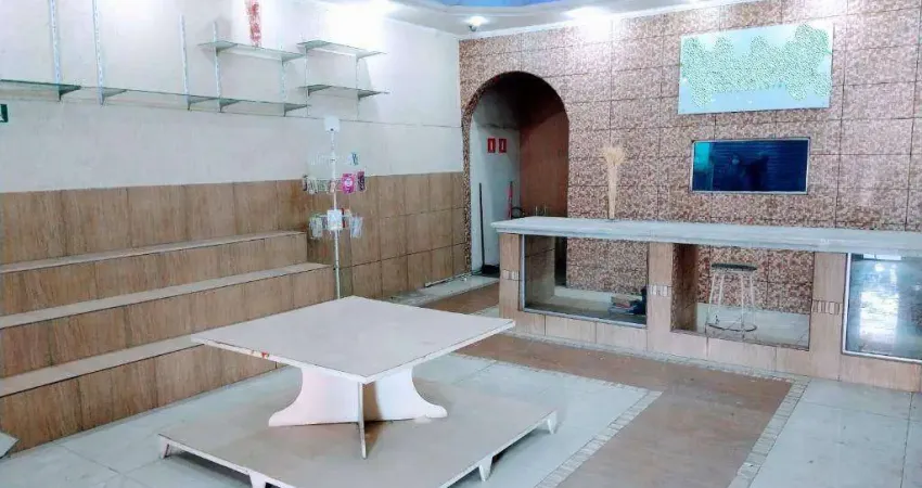 Salão, 319 m² - venda por r$ 1.000.000,00 ou aluguel por r$ 7.000,00/mês - cocaia - guarulhos/sp