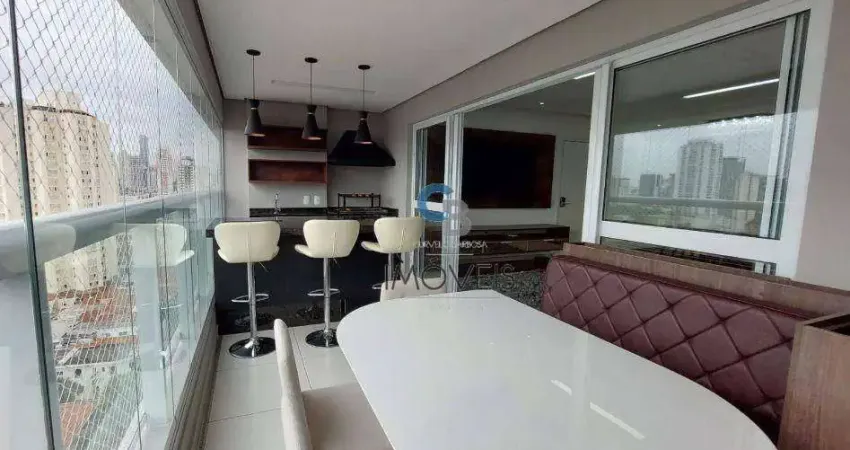 Apartamento, 127 m² - venda por R$ 1.850.000,00 ou aluguel por R$ 18.093,74/mês - Tatuapé - São Paulo/SP