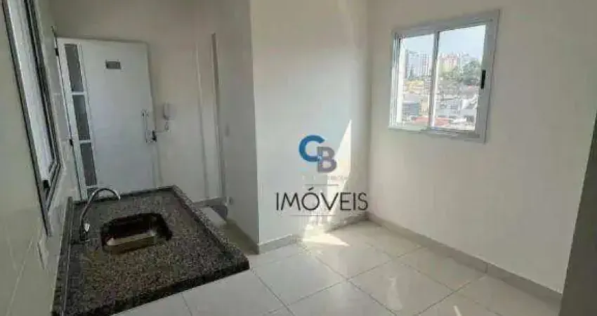 Apartamento com 1 dormitório para alugar, 25 m² por R$ 2.000/mês - Tatuapé - São Paulo/SP