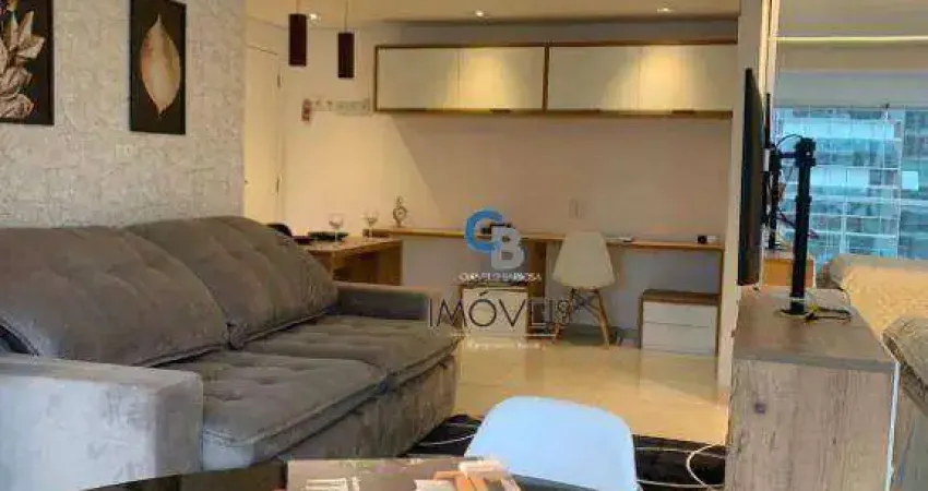 Apartamento com 1 dormitório para alugar, 52 m² por r$ 5.470,00/mês - jardim anália franco - são paulo/sp