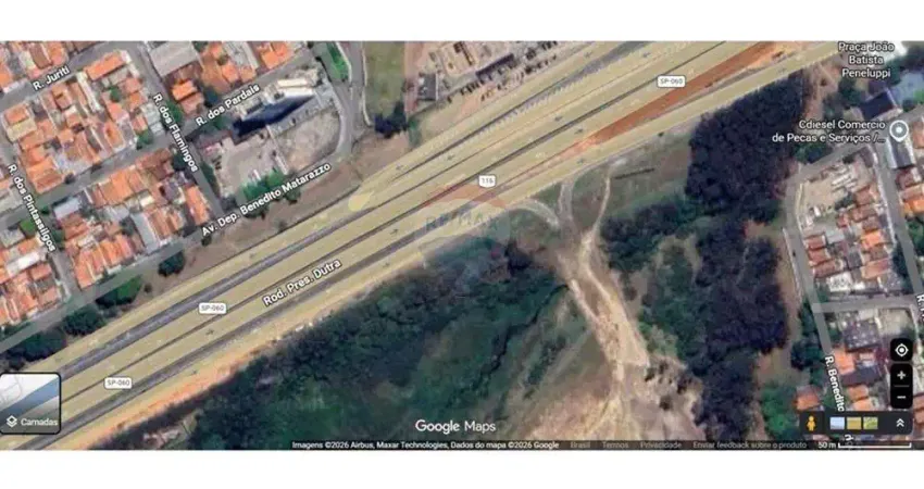 Terreno comercial para alugar na Rodovia Presidente Dutra km 145, km 146, Jardim Diamante, São José dos Campos