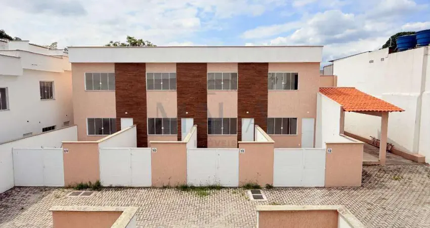 Casa à venda em duque de caxias, jardim primavera, com 2 quartos, com 60 m², village primavera
