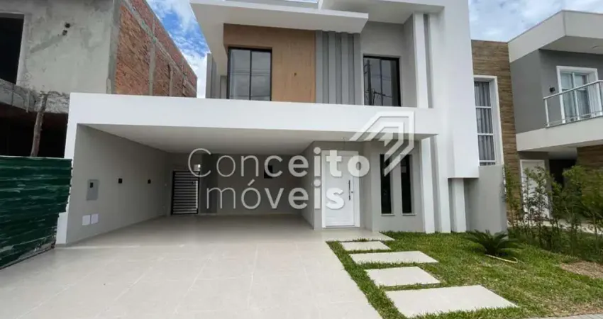 Casa em condomínio fechado com 3 quartos à venda na Rua Aderly Turek, 333, Cará-cará, Ponta Grossa