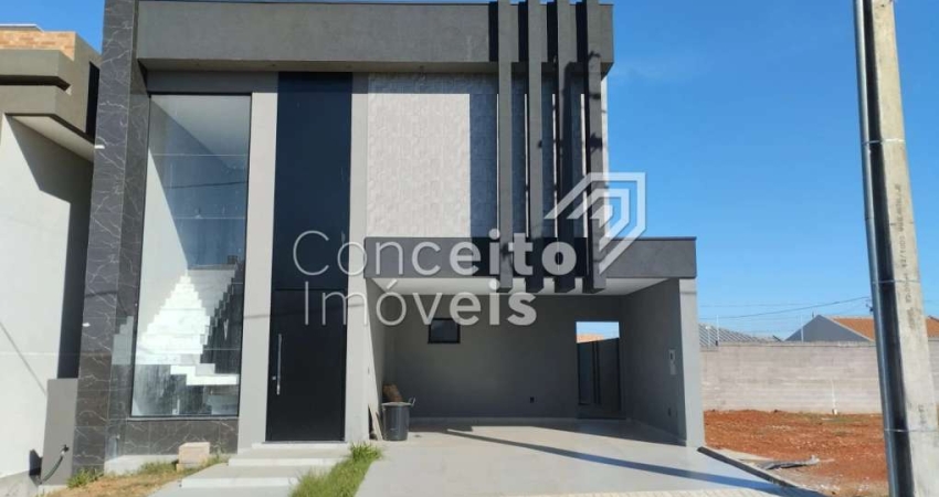 Casa em condomínio fechado com 3 quartos à venda na Rua Aderly Turek, 333, Cará-cará, Ponta Grossa