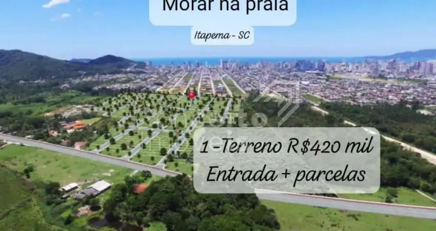 VENDO TERRENO PRONTO PARA CONSTRUIR  - MORRETES - ITAPEMA/SC