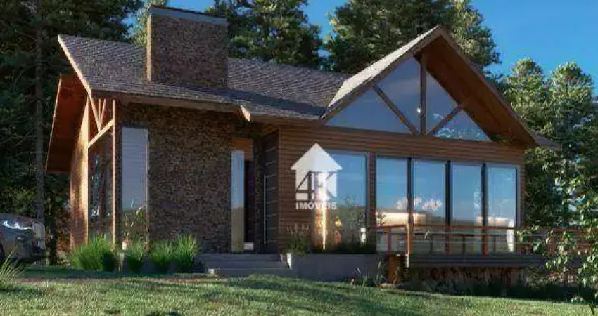 Casa com 3 dormitórios à venda, 126 m² por R$ 1.390.000 - Morro Chato - Rancho Queimado/SC