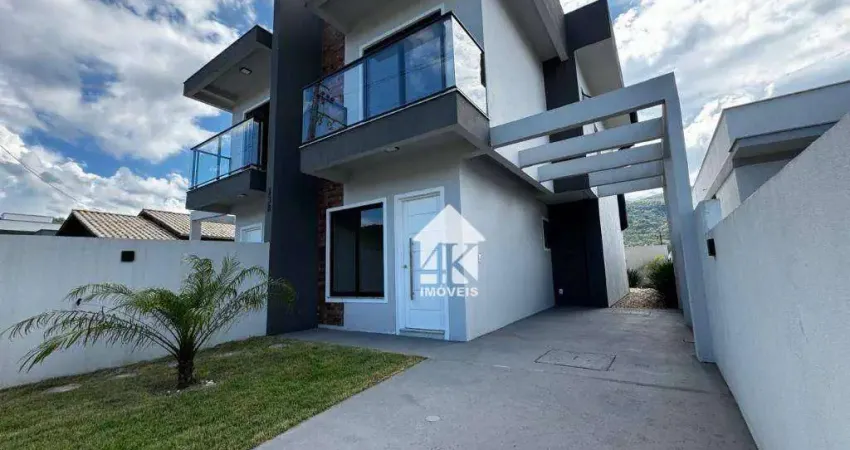 Sobrado com 2 dormitórios à venda, 99 m² por R$ 520.000 - Forquilhas - São José/SC