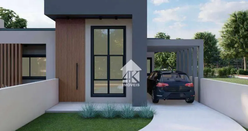 Casa com 3 dormitórios à venda, 66 m² por R$ 499.000 - Nova Palhoça - Palhoça/SC