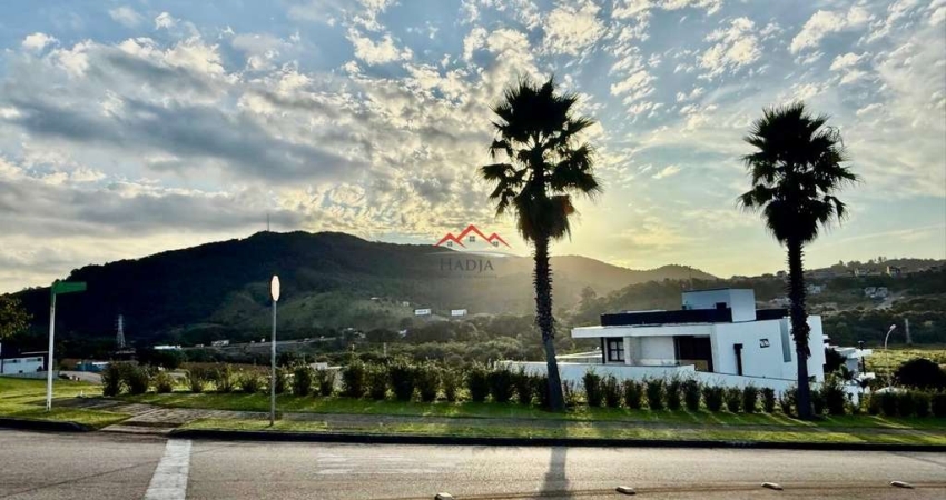 TERRENO DE ESQUINA À VENDA NO CONDOMÍNIO ALPHAVILLE JUNDIAÍ 1 EM JUNDIAÍ - SP