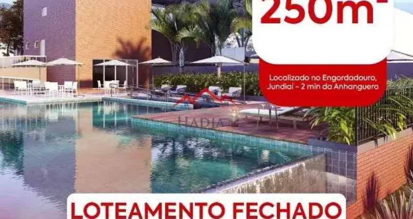 Terrenos a venda condomínio fechado villaggio engordadouro em jundiaí - sp