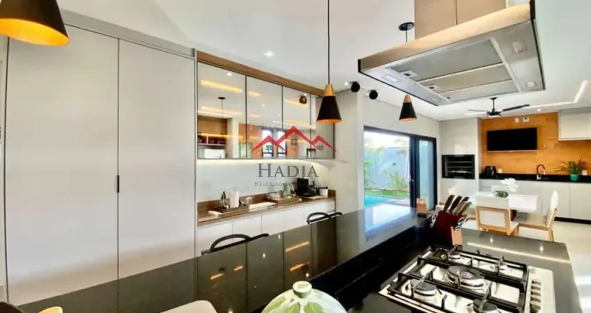 Casa moderna, 4 suítes e piscina, no condomínio brisas de jundiaí