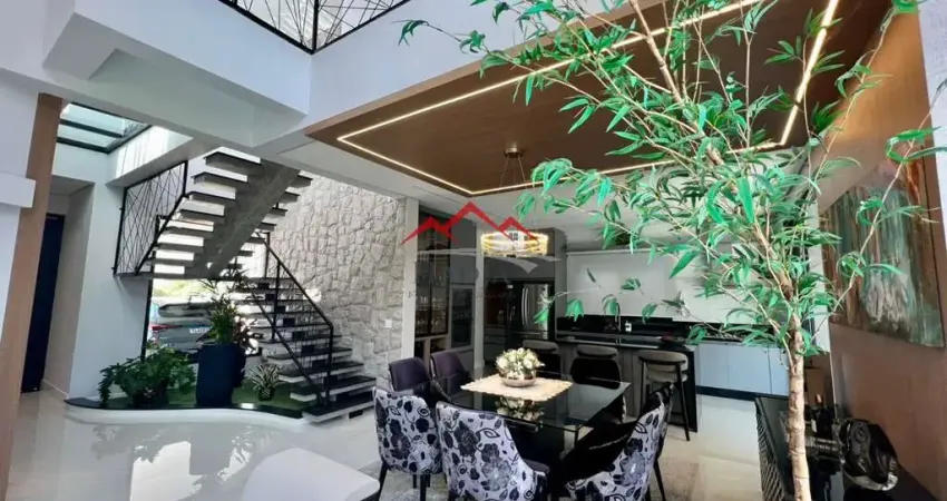 Casa de alto padrão à venda no condomínio reserva da serra, em jundiaí.