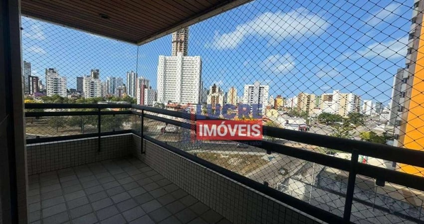 Apartamento com 3 dormitórios para alugar, 190 m² por R$ 4.500,01/mês - Aeroclube - João Pessoa/PB