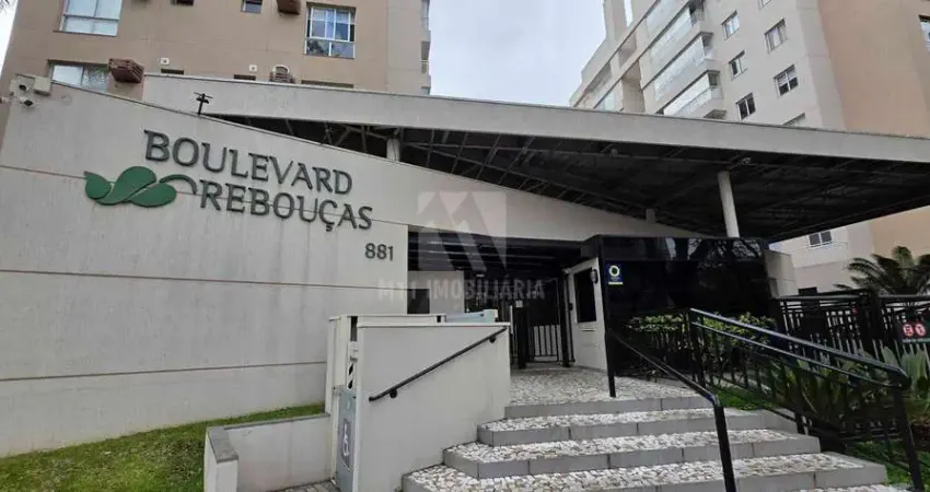 Apartamento mobiliado no rebouças curitiba, apto 3 quartos e 2 vagas