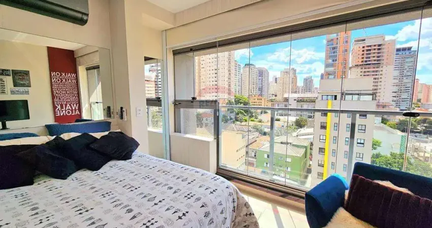 Apartamento para locação na Pompéia, 30 metros e mobiliado