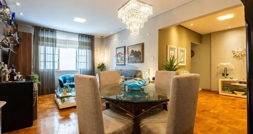 Apartamento reformado em Higienópolis/Santa Cecília com 96m2, 2 quartos, varanda, lavabo, ar condicionado