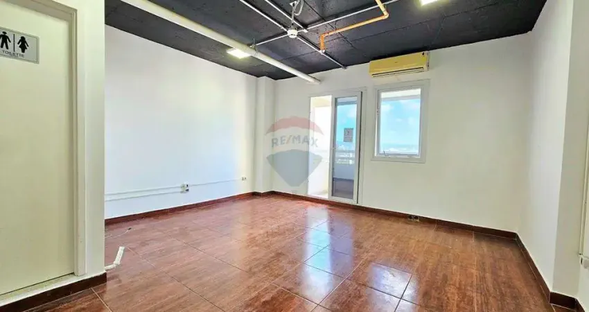 Sala comercial para locação na barra funda, 34 metros, 1 banheiro e 1 vaga