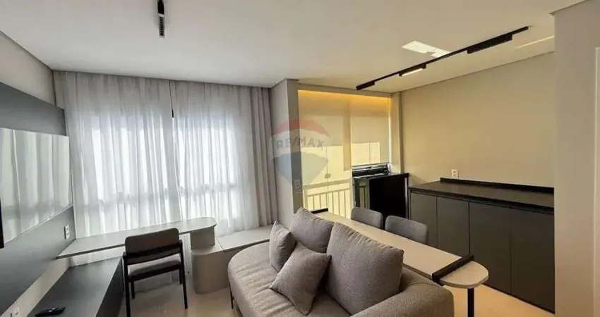 Apartamento mobiliado para locação em pinheiros com 1 quarto, 1 suíte, 1 lavabo, sem vaga de garagem