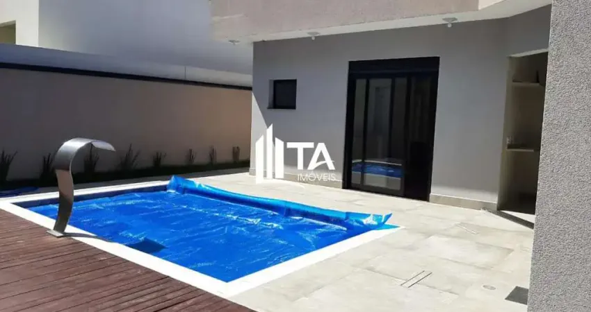 Casa térrea em condomínio à venda, 206m² com 3 suítes 4 vagas no swiss park, campinas sp