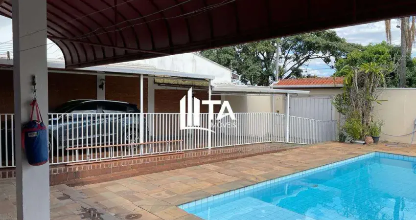 Casa térrea à venda, 444m² com 4 quartos 3 suítes 5 vagas - jardim eulina, campinas