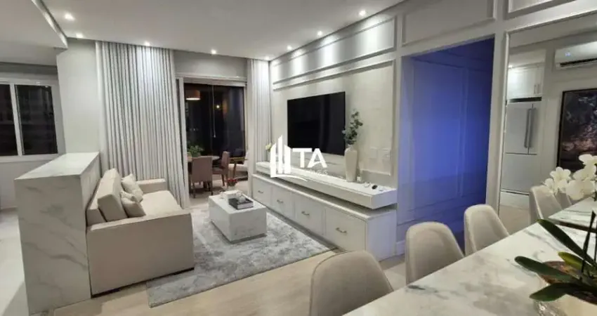 Apartamento mobiliado à venda com 2 suítes 2 vagas em campinas, swiss park